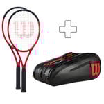 Wilson Schl&auml;gerpaket Wilson Clash 100 Pro V2.0 Turnierschl&auml;ger