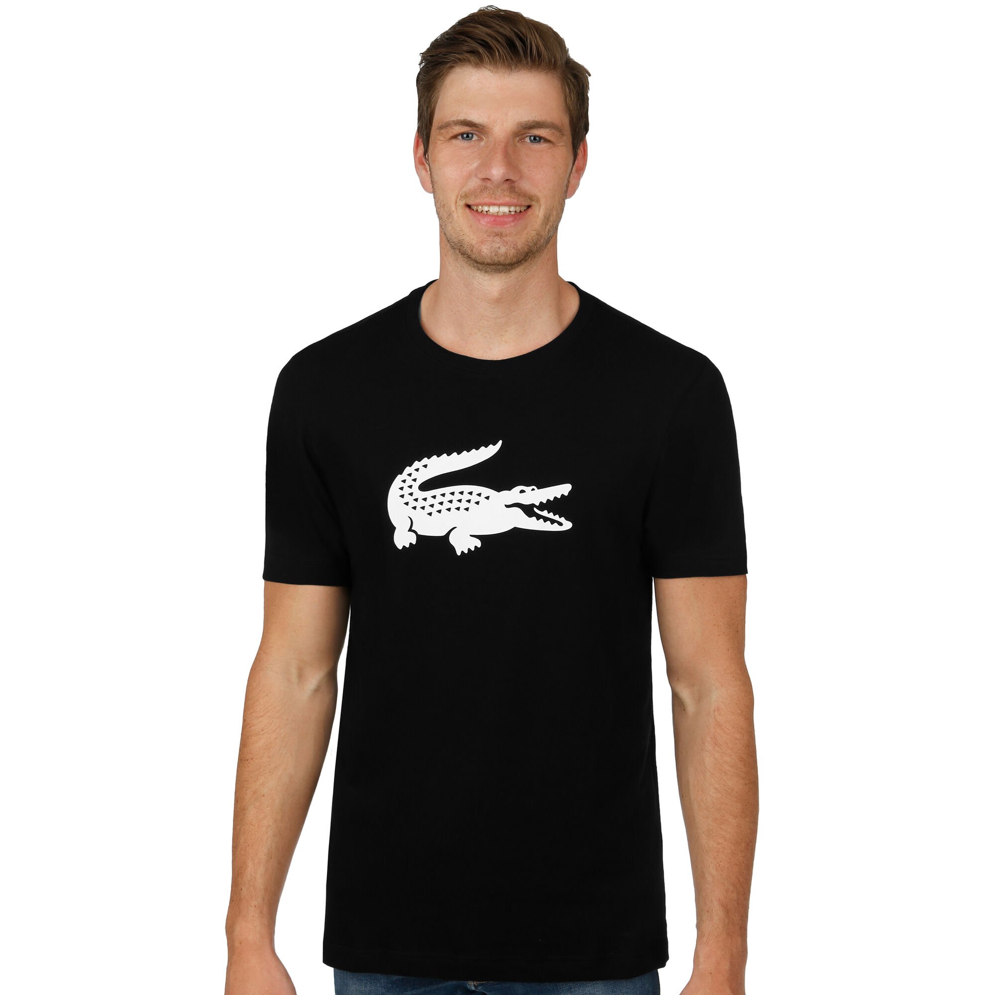 Lacoste T-Shirt Herren - Schwarz, Weiß online kaufen | Tennis-Point