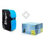 Slinger Ballmaschine Slinger Slinger Tennis Tournament Pack Ballmaschine-Blau,Schwarz