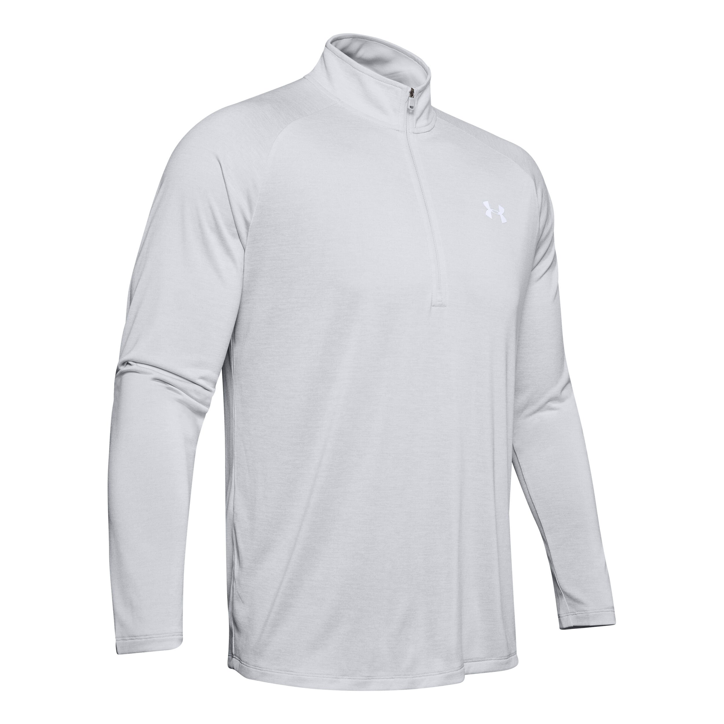 Tech 2.0 Half Zip Longsleeve Herren Hellgrau Grau