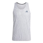 adidas Lauftop adidas Ultimate Engineered Laufshirt Herren-Silber