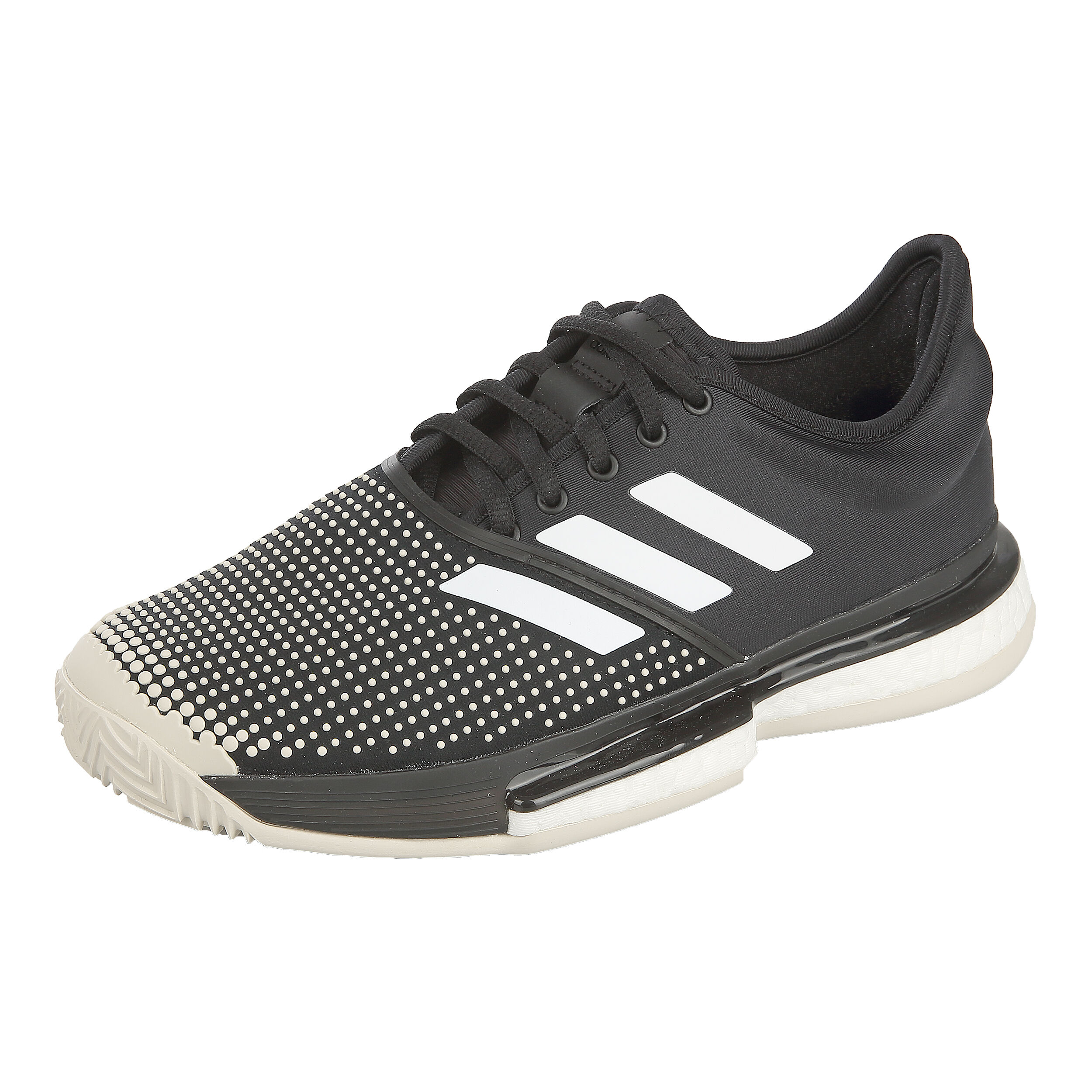 SoleCourt Boost Clay Sandplatzschuh Damen Schwarz WeiB