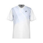 HEAD Bekleidung HEAD Topspin T-Shirt Jungen-Weiß,Dunkelblau