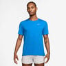 Dri-Fit UV Miler Laufshirt Herren - blau, silber