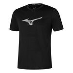 Mizuno Bekleidung Mizuno Core RB Laufshirt Herren-Schwarz