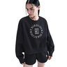 Court Phoenix Over-Oversized Crew Heritage Sweatshirt Damen-Schwarz