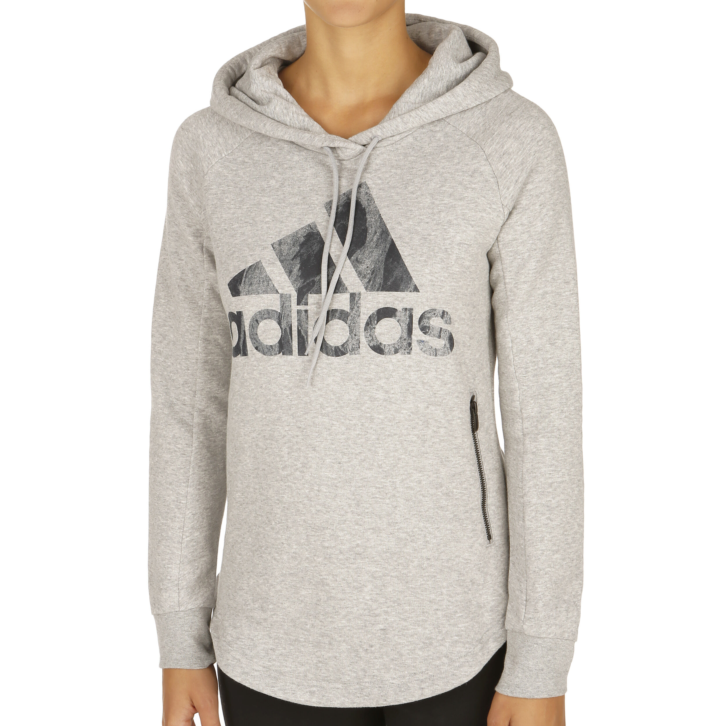 adidas Sport ID Over Head Hoody Damen Hellgrau online adidas Sport ID Over Head Hoody Damen Hellgrau online