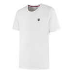 K-Swiss T-Shirt K-Swiss KS AP HYPERCOURT BASIC TEE T-Shirt Herren-wei&szlig;