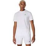 ASICS Bekleidung ASICS Court Graphic T-Shirt Herren-Weiß