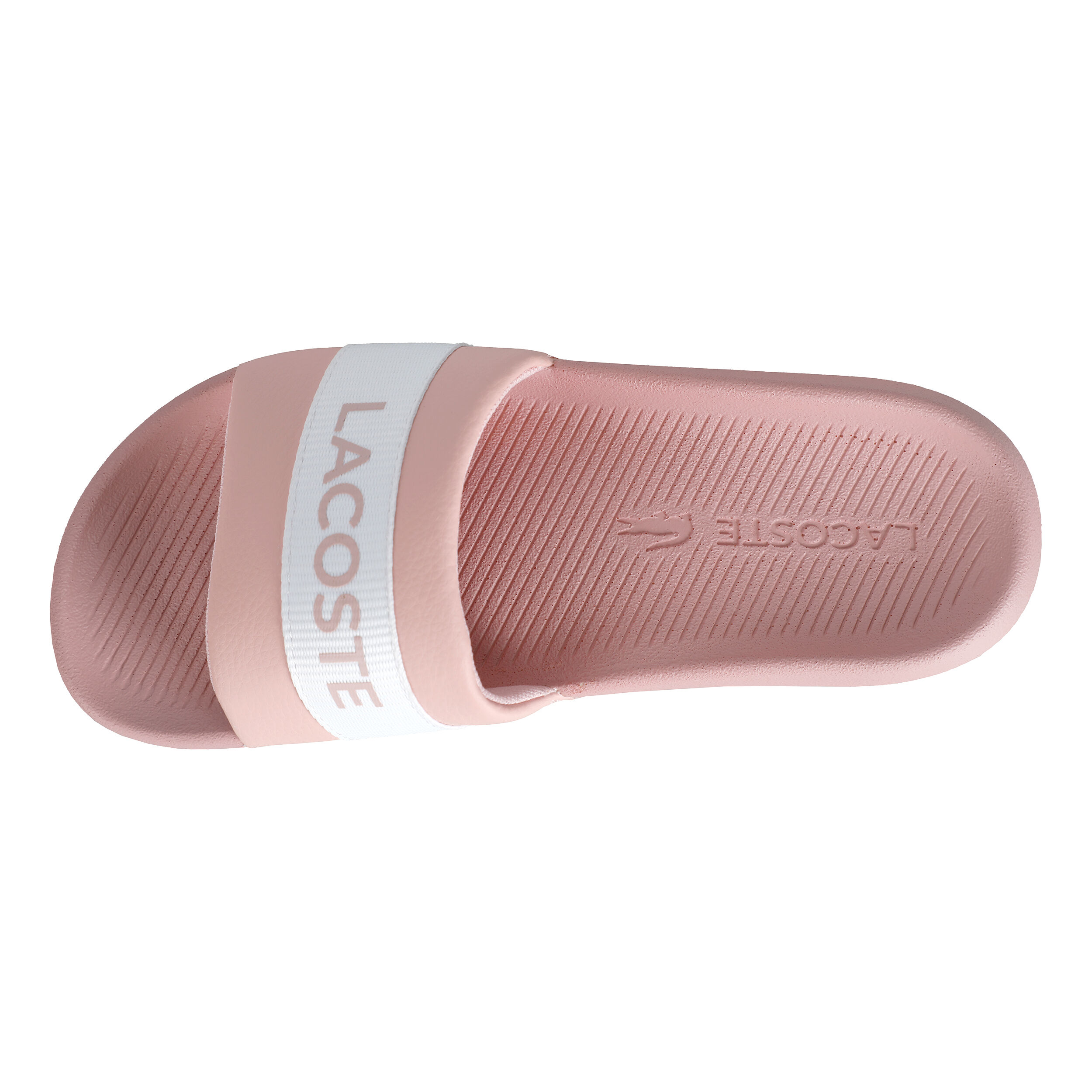 Lacoste slides on sale womens pink
