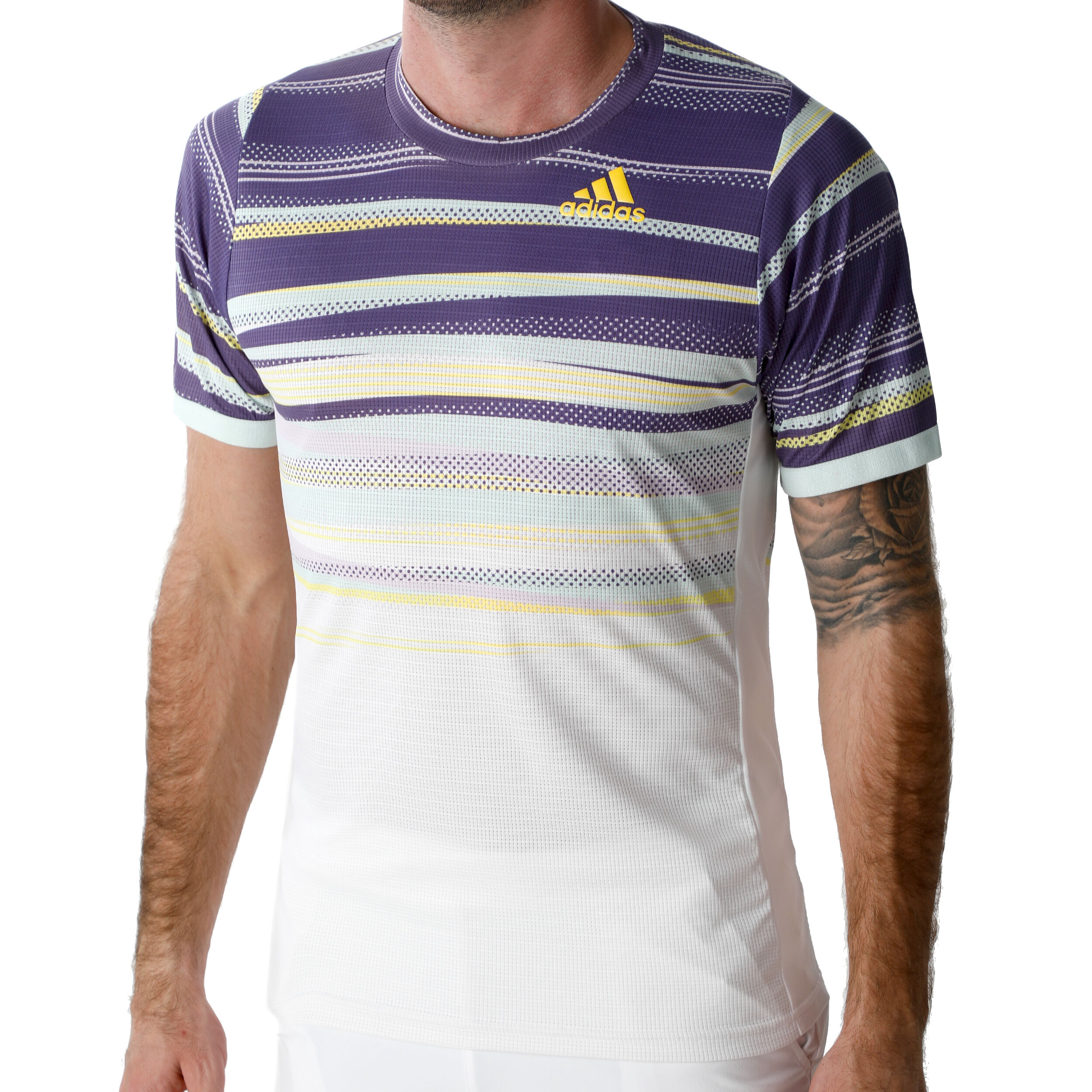 Herren T Shirt adidas Freelift Tee Heat.RDY Light Green Herren T Shirt adidas Freelift Tee Heat.RDY Light Green