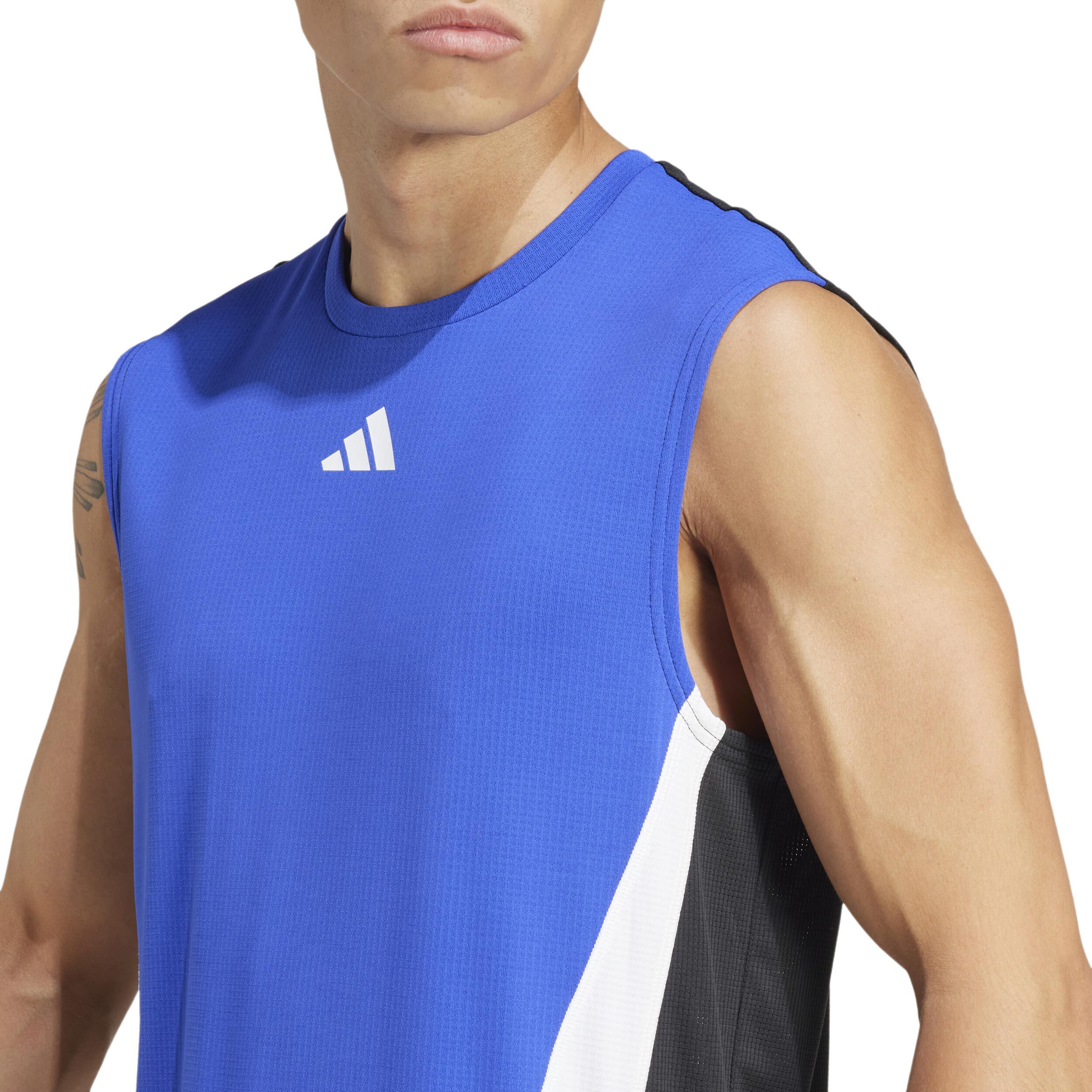 Pro Tank Top Herren Blau Mehrfarbig