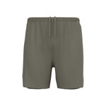Odlo Bekleidung Odlo Essential 6in 2in1 Laufshorts Herren-khaki