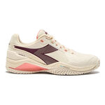 Diadora Tennisschuhe Diadora Blushield Torneo 3 Allcourtschuh Damen-Weiß,Dunkelrot