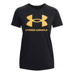 Under Armour Bekleidung Under Armour  Live Sportstyle Graphic T-Shirt Damen - schwarz, goldgelb