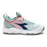 Speed Blushield Fly 4 + Sandplatzschuh Damen-Weiß,Mint