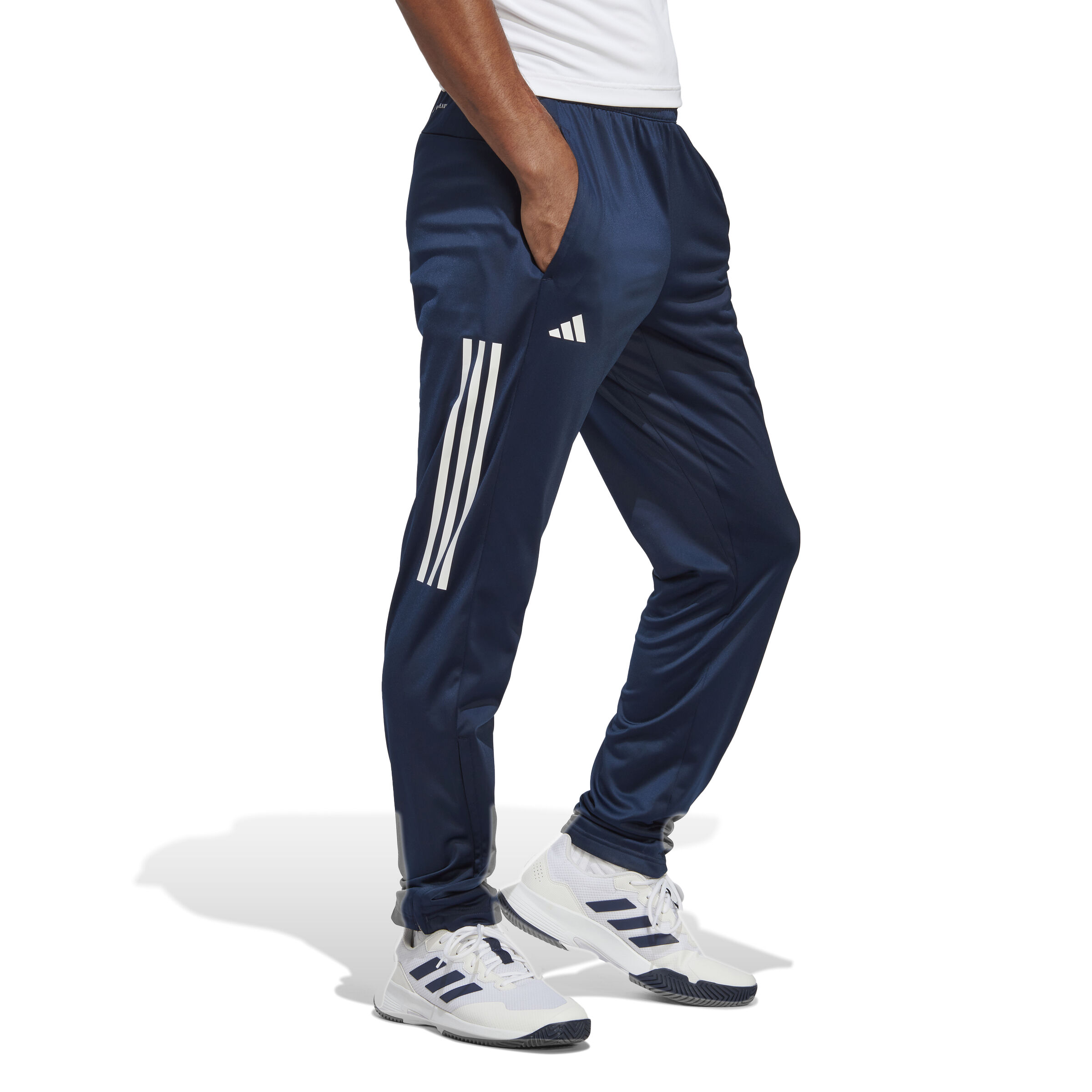 adidas 3 Stripes Knitted Trainingshose Herren Dunkelblau online kaufen Tennis Point DE