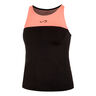 Lux Ribbon Tank-Top Damen - schwarz, 