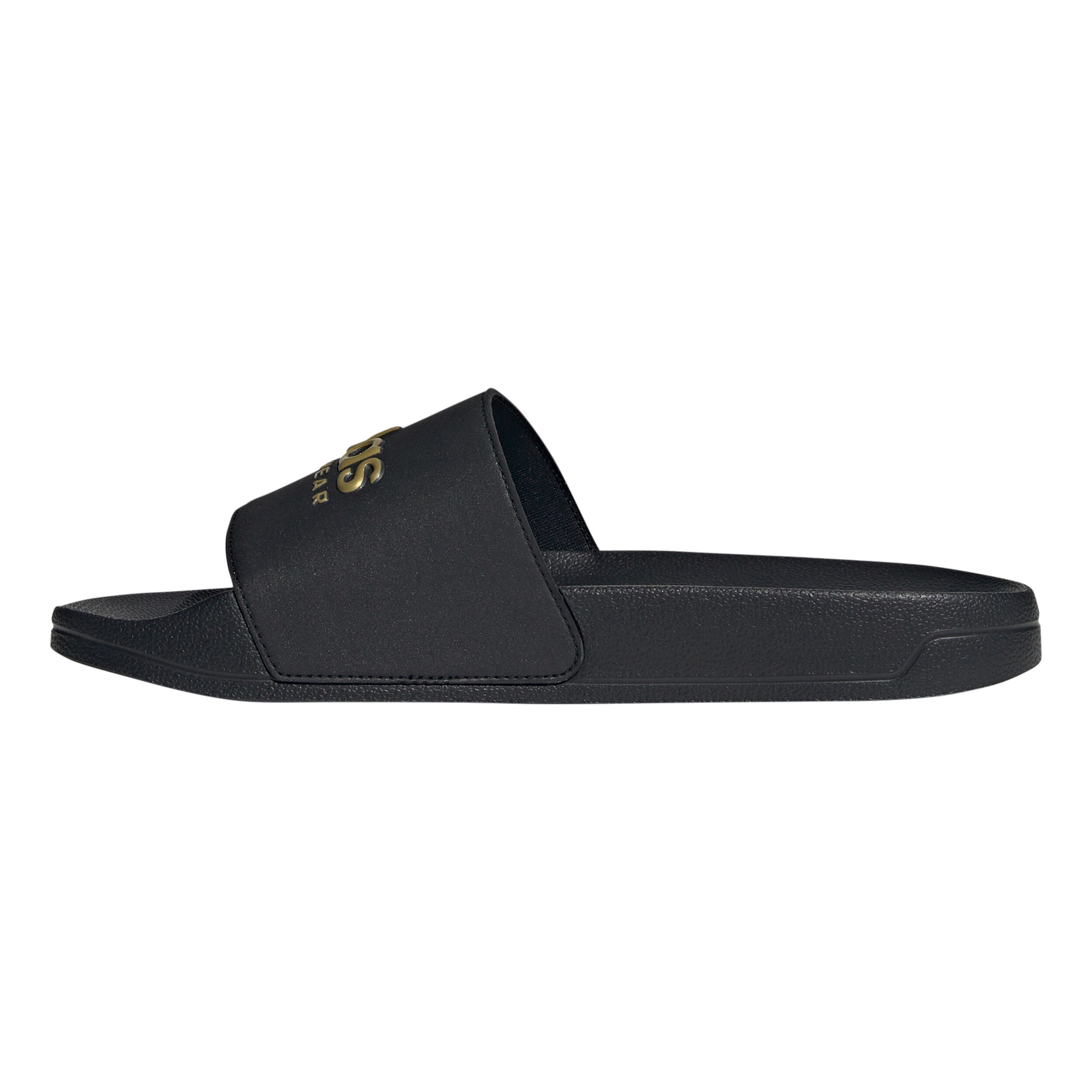Adilette Shower Badelatschen Herren Schwarz Gold