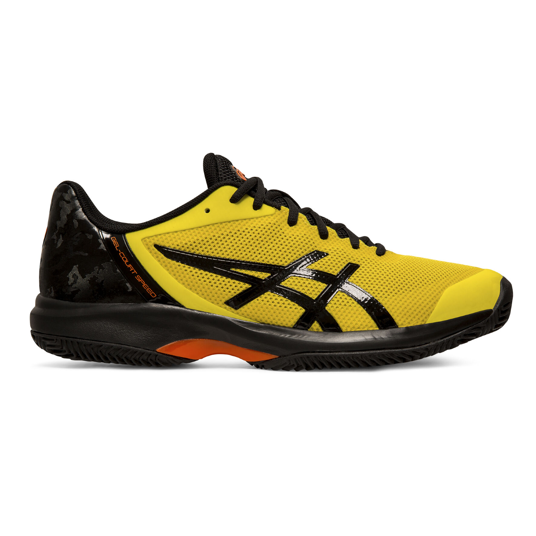 Gel Court Speed Clay Sandplatzschuh Herren Gelb Schwarz