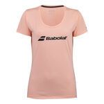 Babolat Bekleidung Babolat Exercise T-Shirt Damen-Apricot
