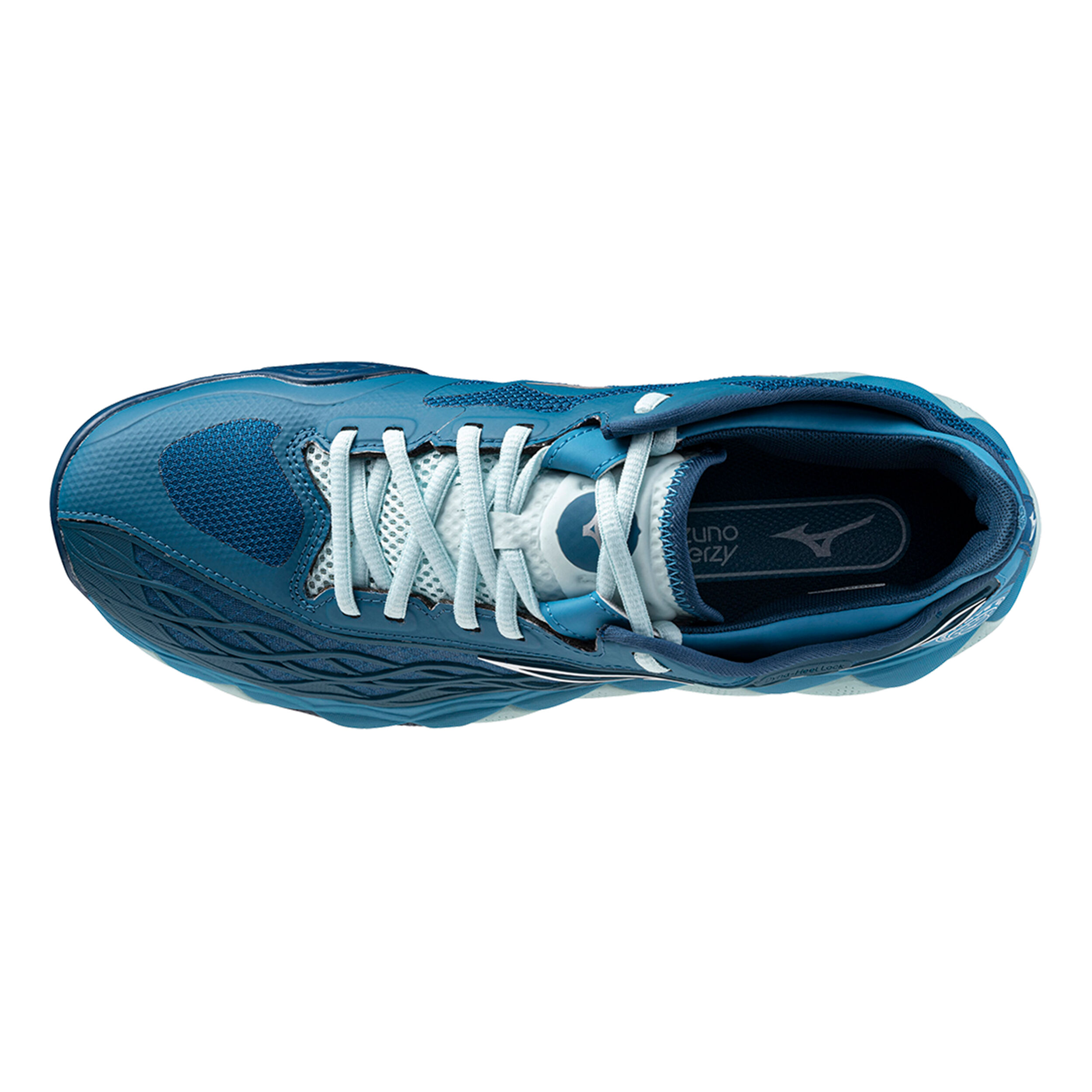 Mizuno Wave Enforce Tour Sandplatzschuh Herren Dunkelblau Hellblau online kaufen Tennis Point DE