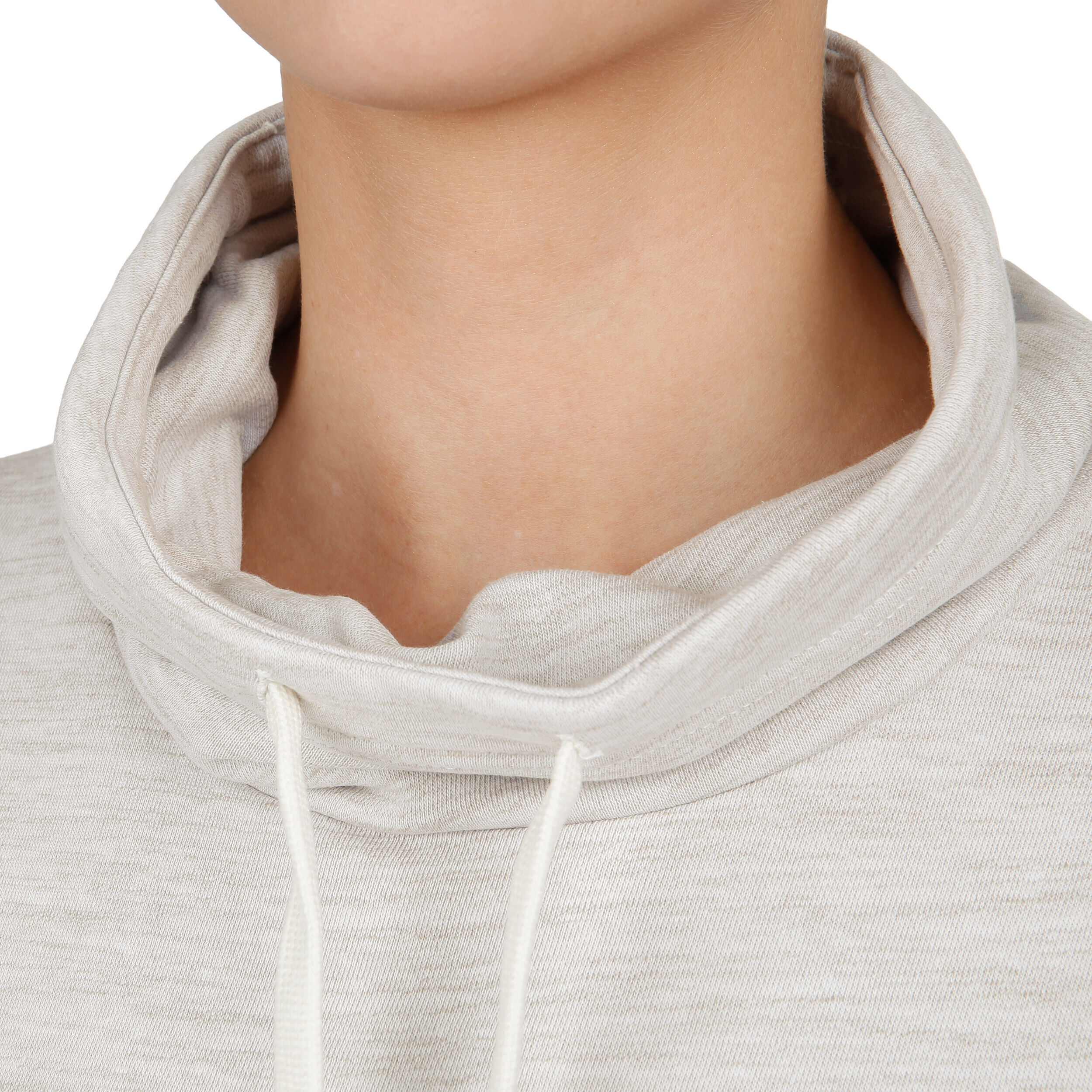 Reebok Elements Marble Cowl Neck Hoody Damen Creme, Grau Reebok Elements Marble Cowl Neck Hoody Damen Creme, Grau