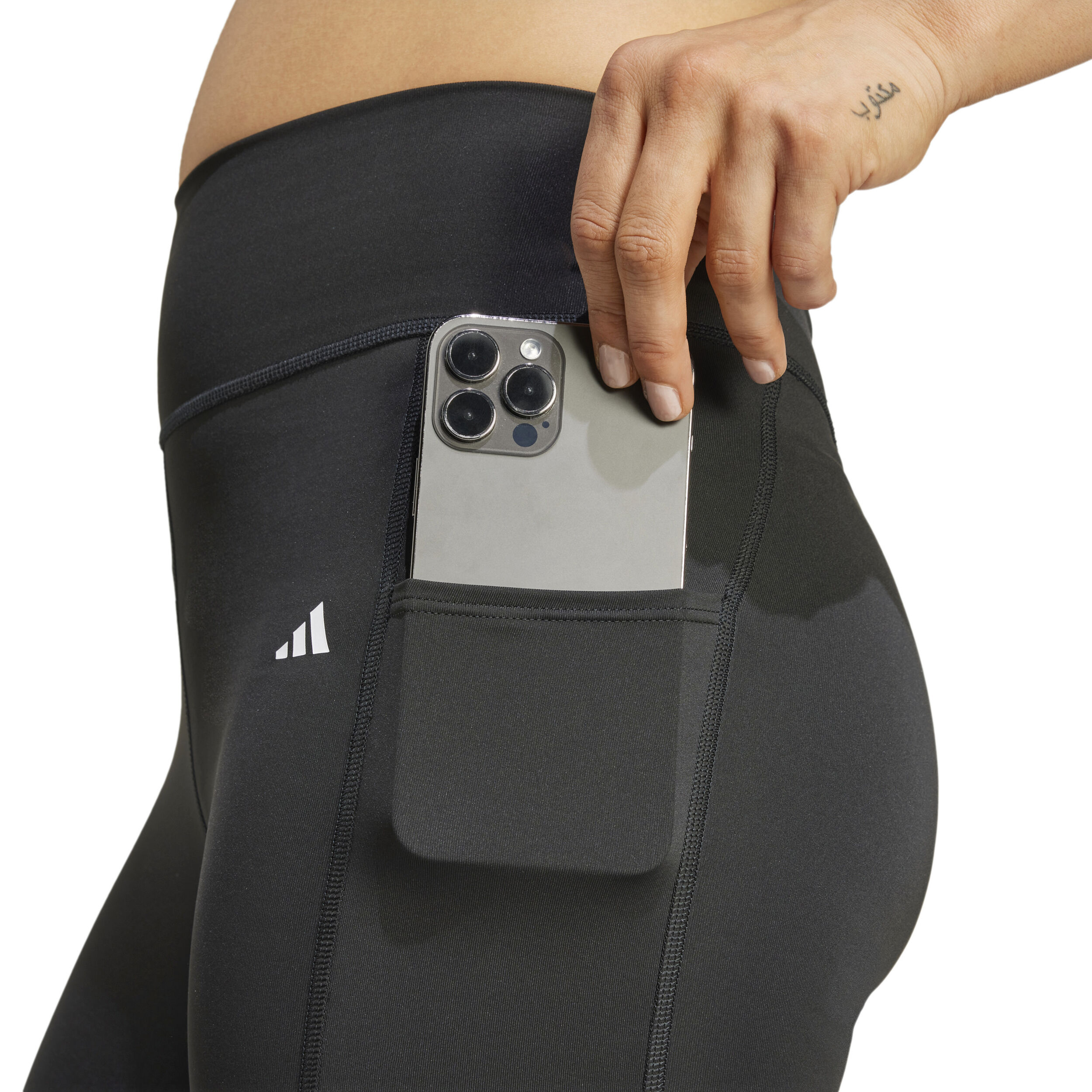 Optime High Rise Tight Damen Schwarz