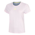 Quiet Please Bekleidung Quiet Please Mind Spin T-Shirt Damen-Flieder,Gelb