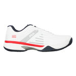 Fila Tennisschuhe Fila Sabbia Pro Sandplatzschuh Herren-Weiß,Rot