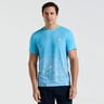 Performance Ombre T-Shirt Herren-Hellblau