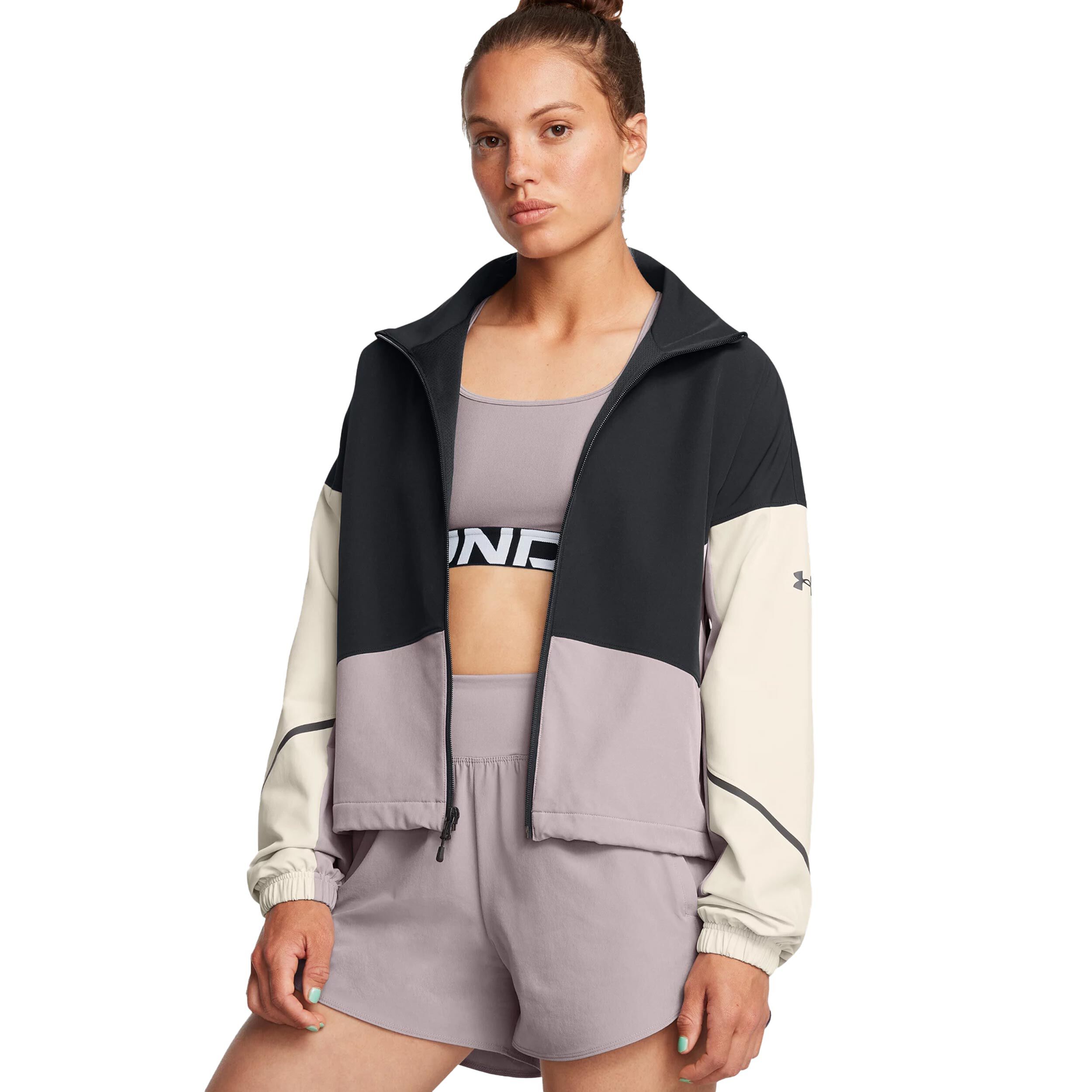 Unstoppable Trainingsjacke Damen Schwarz