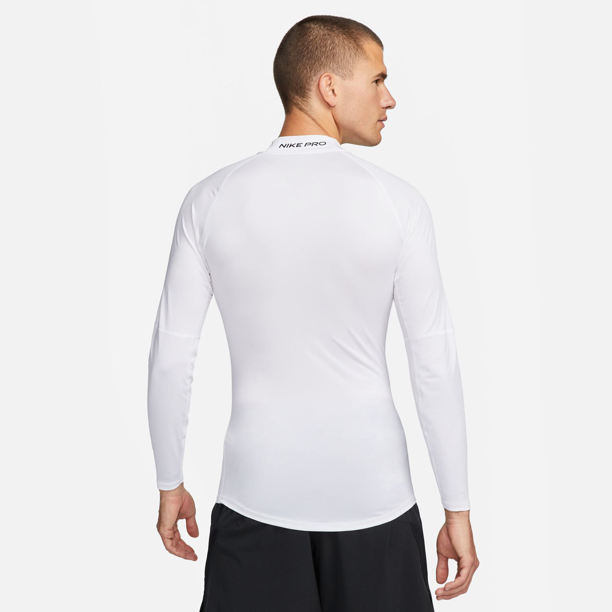 Black and white nike long sleeve discount