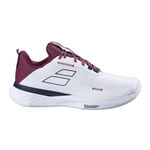 Babolat Tennisschuhe Babolat Sfx Evo CLY Sandplatzschuh Herren-Weiß,Dunkelrot