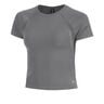 Motion Mesh T-Shirt Damen-gr&uuml;n, grau