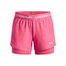Tech Play Up 2in1 Shorts M&auml;dchen-Pink,Wei&szlig;