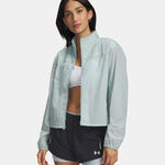 Under Armour Laufjacke Under Armour Explor Trail Run Wind  Laufjacke Damen-blau, hellgr&uuml;n