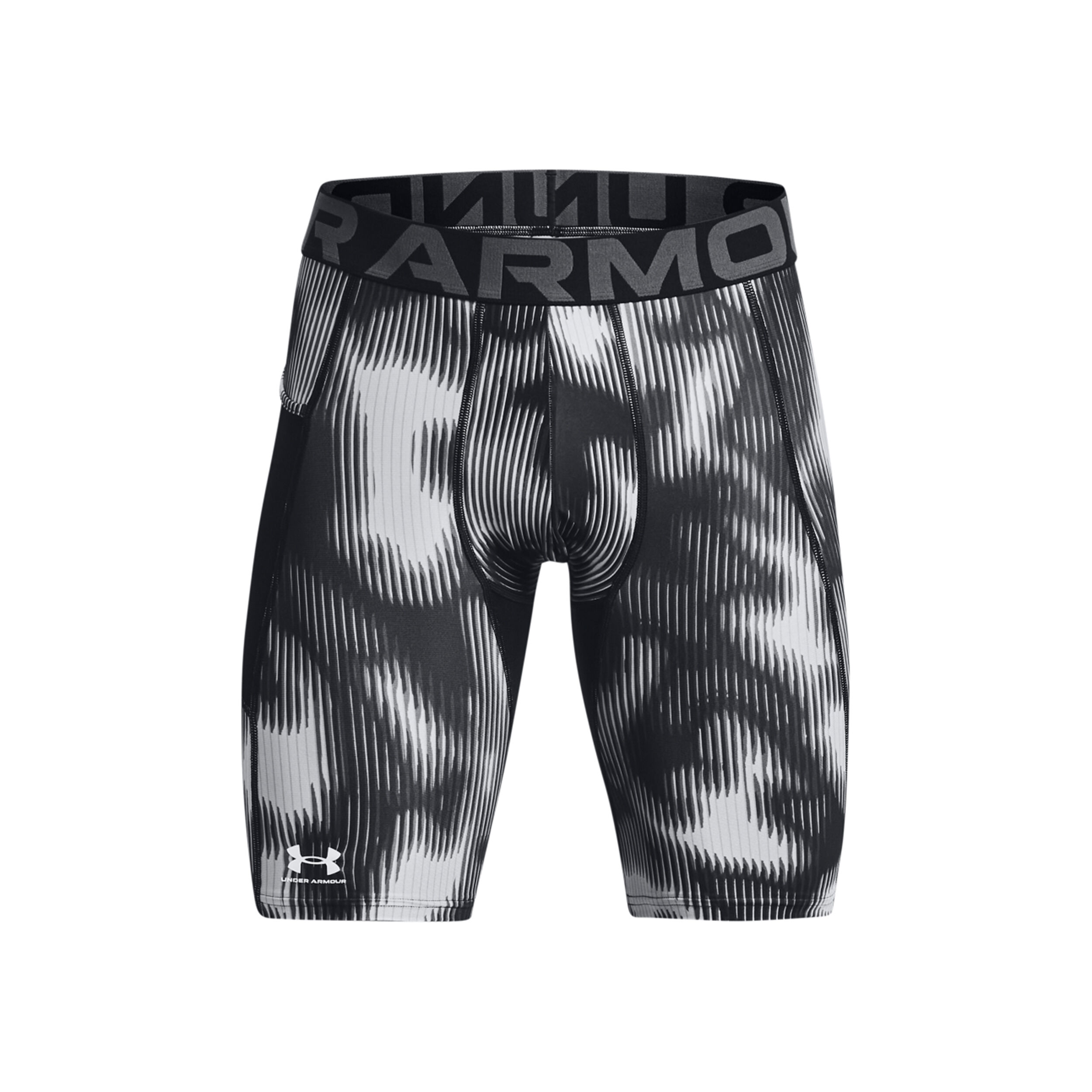 Under Armour Heatgear Printed Long Shorts Herren Schwarz Grau online kaufen Tennis Point DE