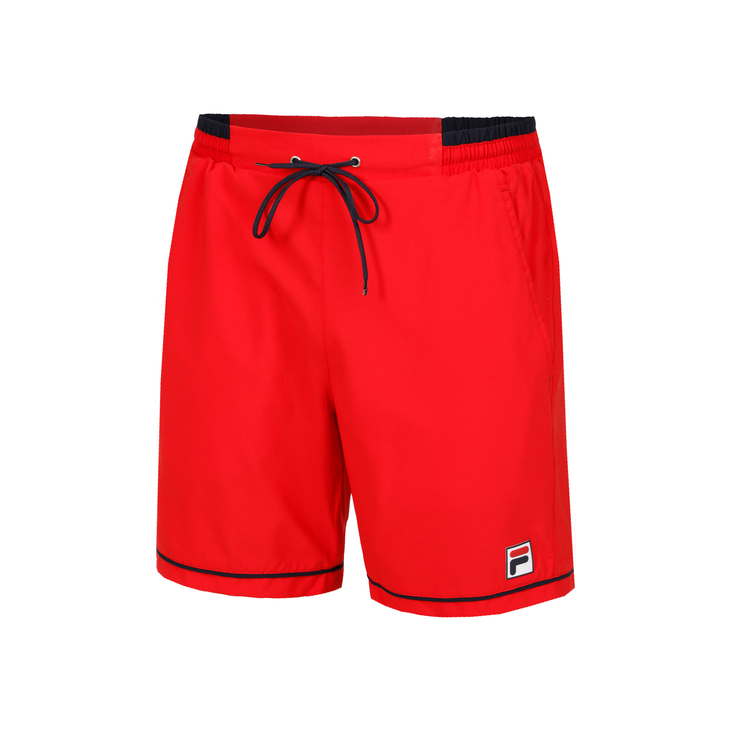 Red fila shorts best sale