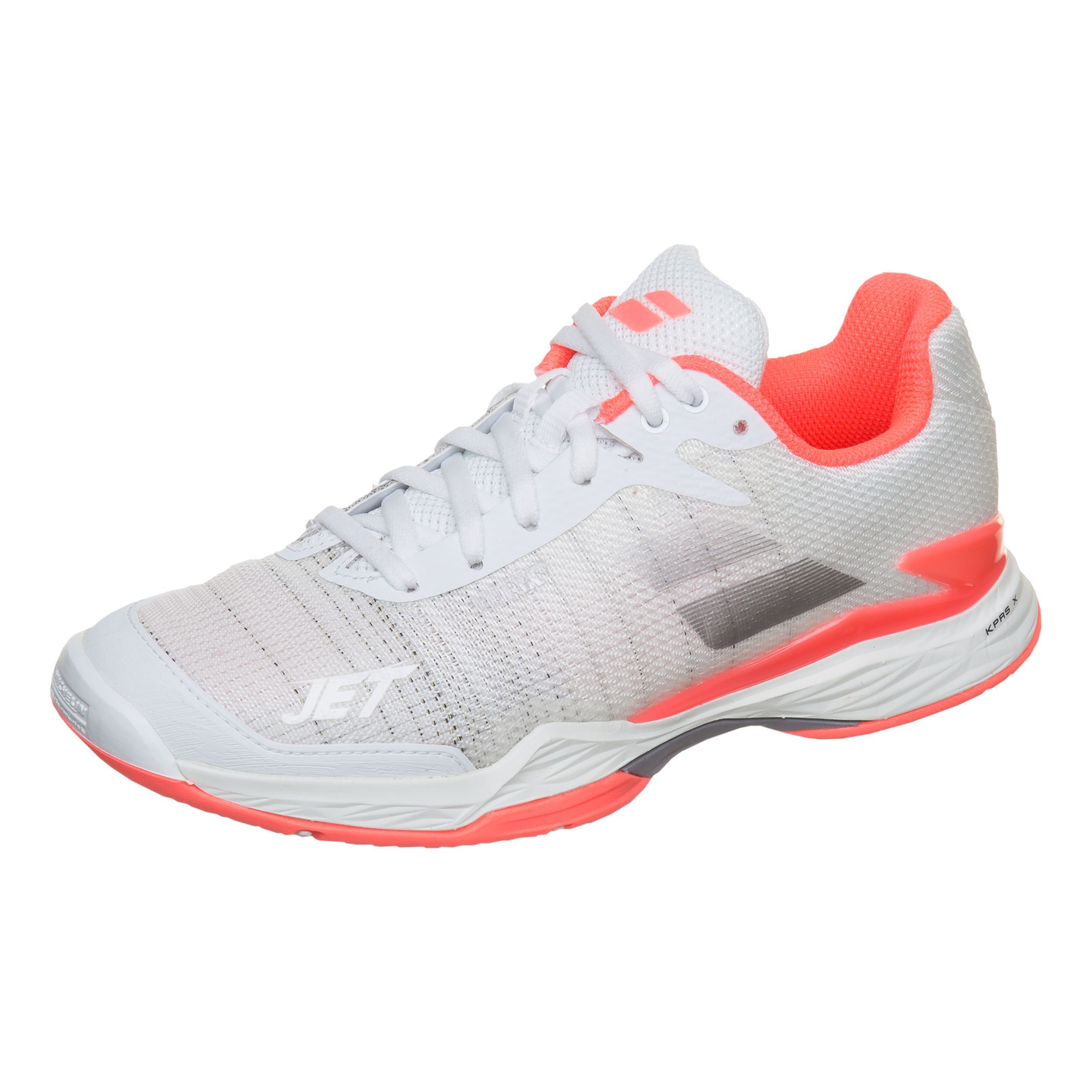 Jet Mach II Allcourtschuh Damen WeiB Pink