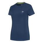 Dunlop Bekleidung Dunlop Club Crew T-Shirt Damen-Dunkelblau