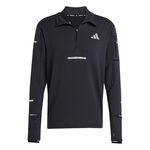 adidas Bekleidung adidas adi365 Warm Half-Zip Laufshirt Herren - schwarz, 