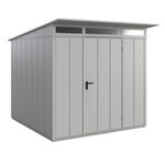 Hörmann Gerätehaus Hörmann Set Berry Modern-P,Typ 2 Gerätehaus-Weißaluminium