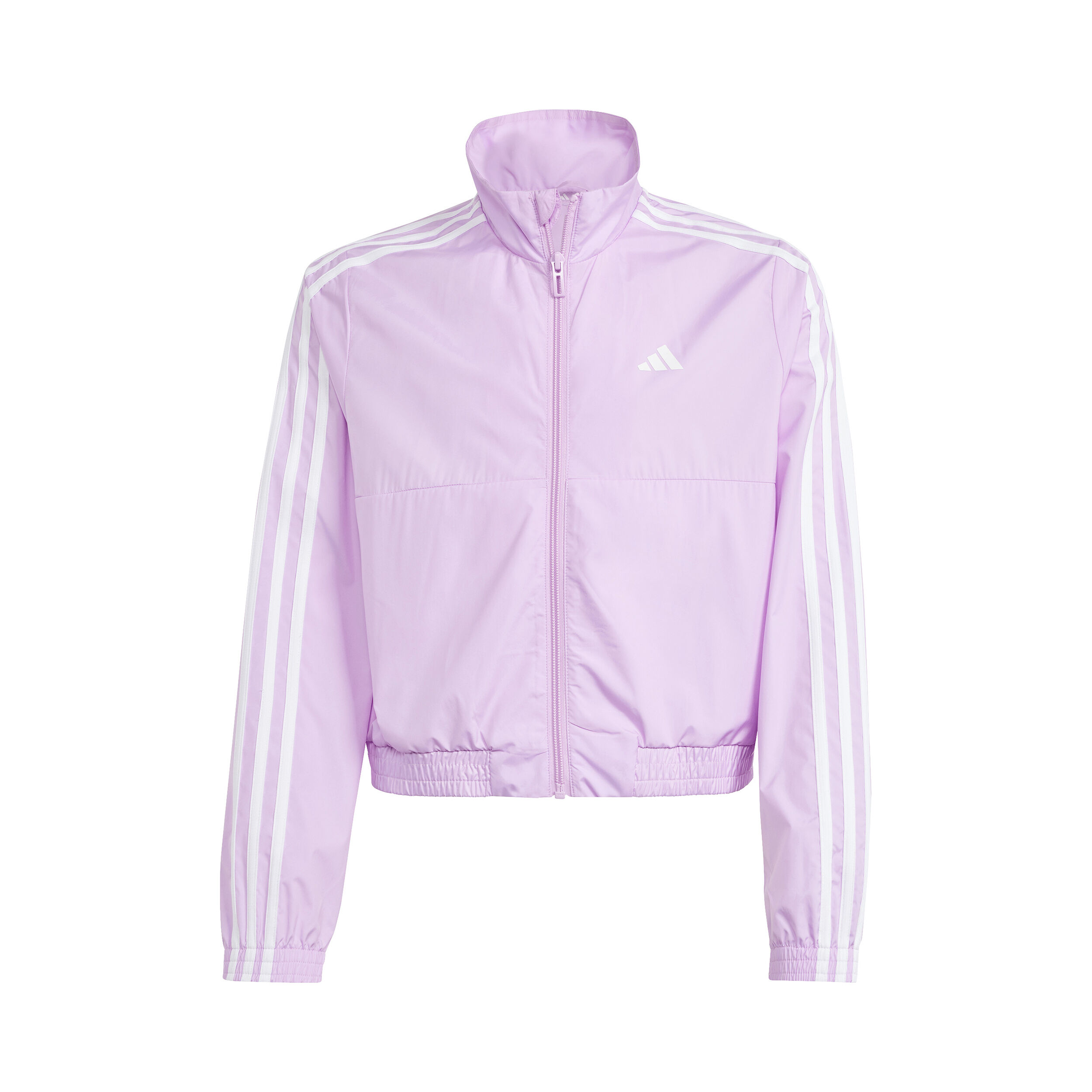 3 Stripes Trainingsjacke Madchen Rosa WeiB