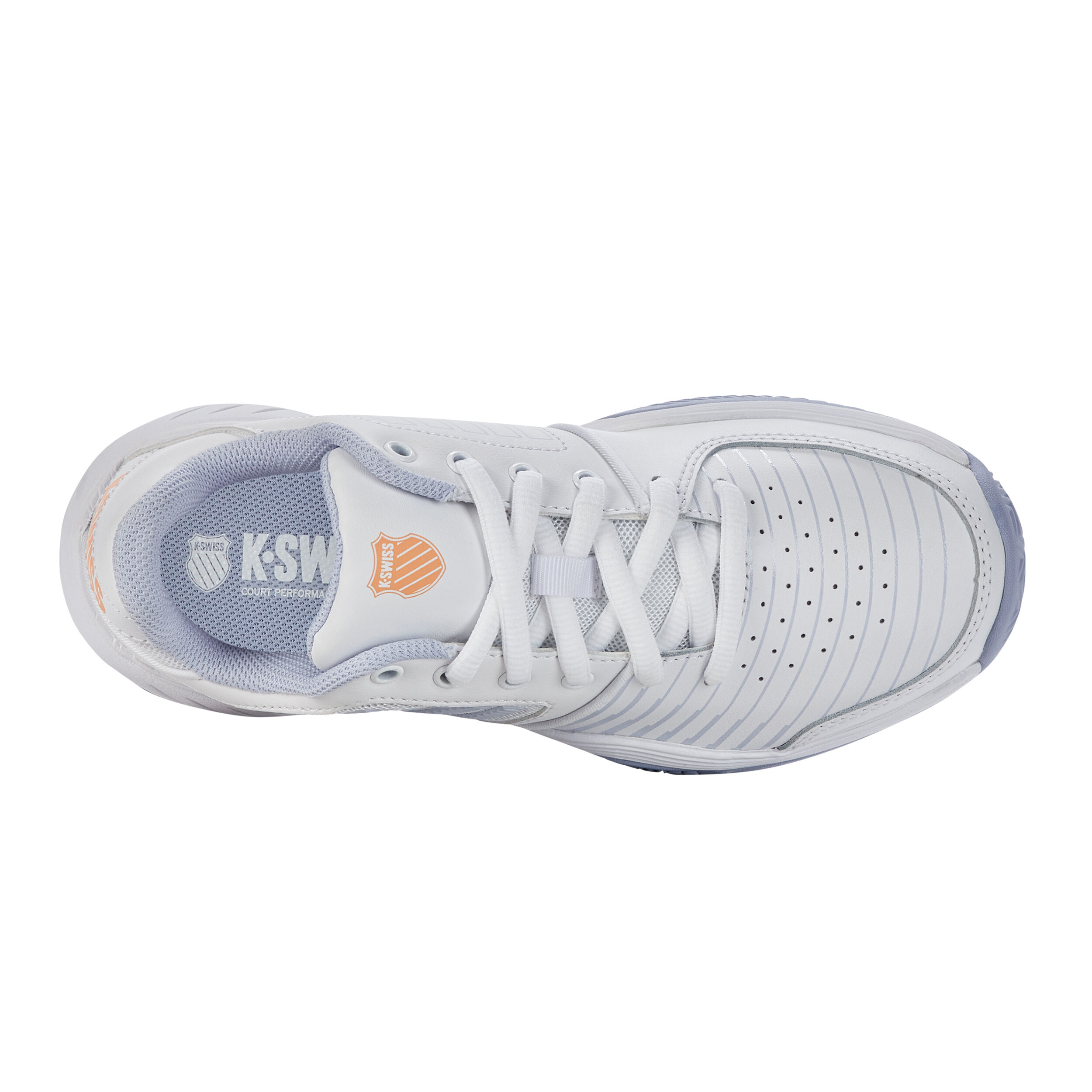 All white k swiss 2025
