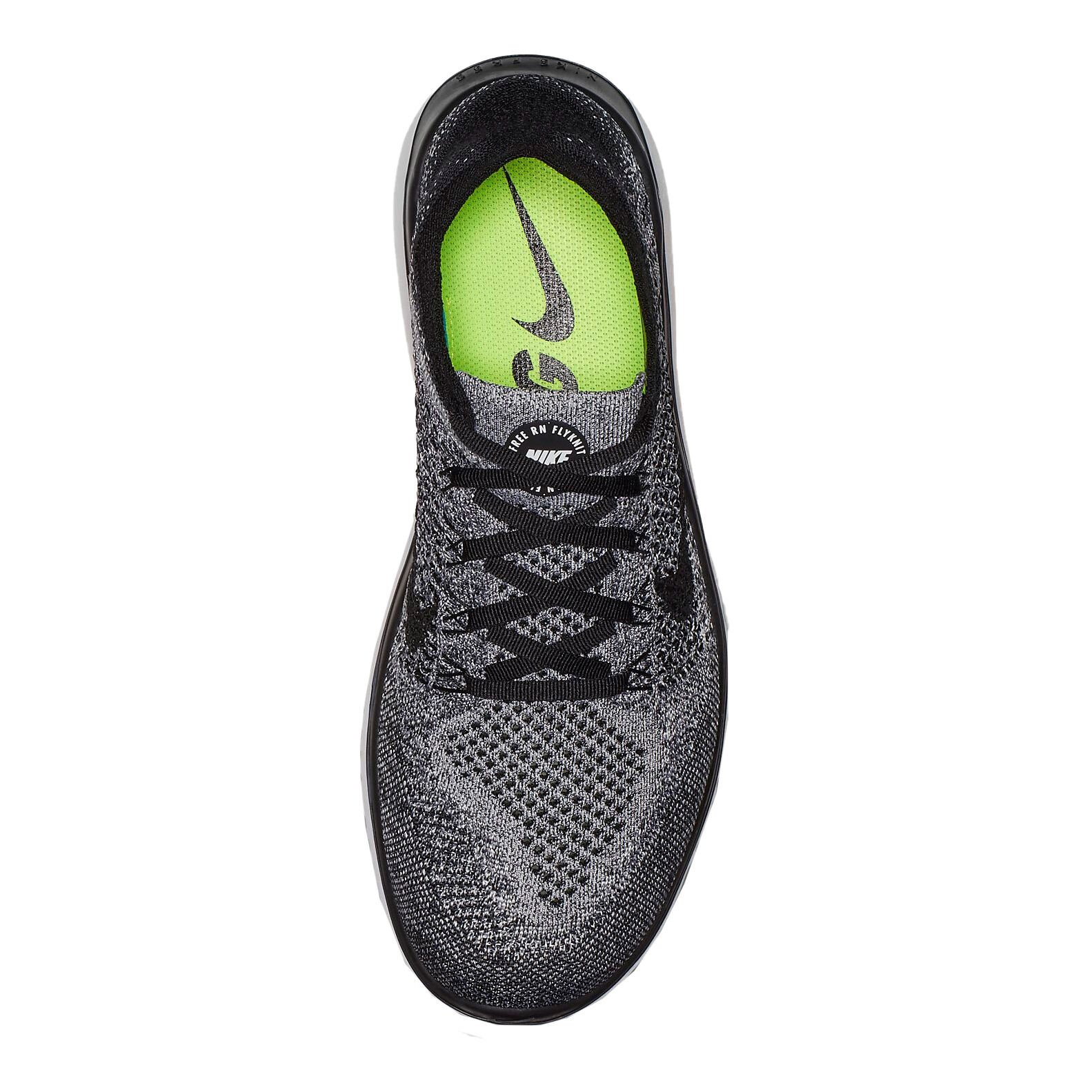 Nike Free Run Flyknit 2018 Fitnessschuh Herren WeiB Schwarz online kaufen Tennis Point DE