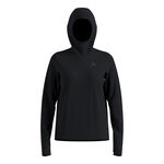 Odlo Bekleidung Odlo Essential Thermal Midlayer Laufshirt Damen-Schwarz
