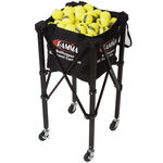 Gamma Trainerbedarf Gamma EZ Travel Cart 150 Ballwagen Mit Rollen-Schwarz