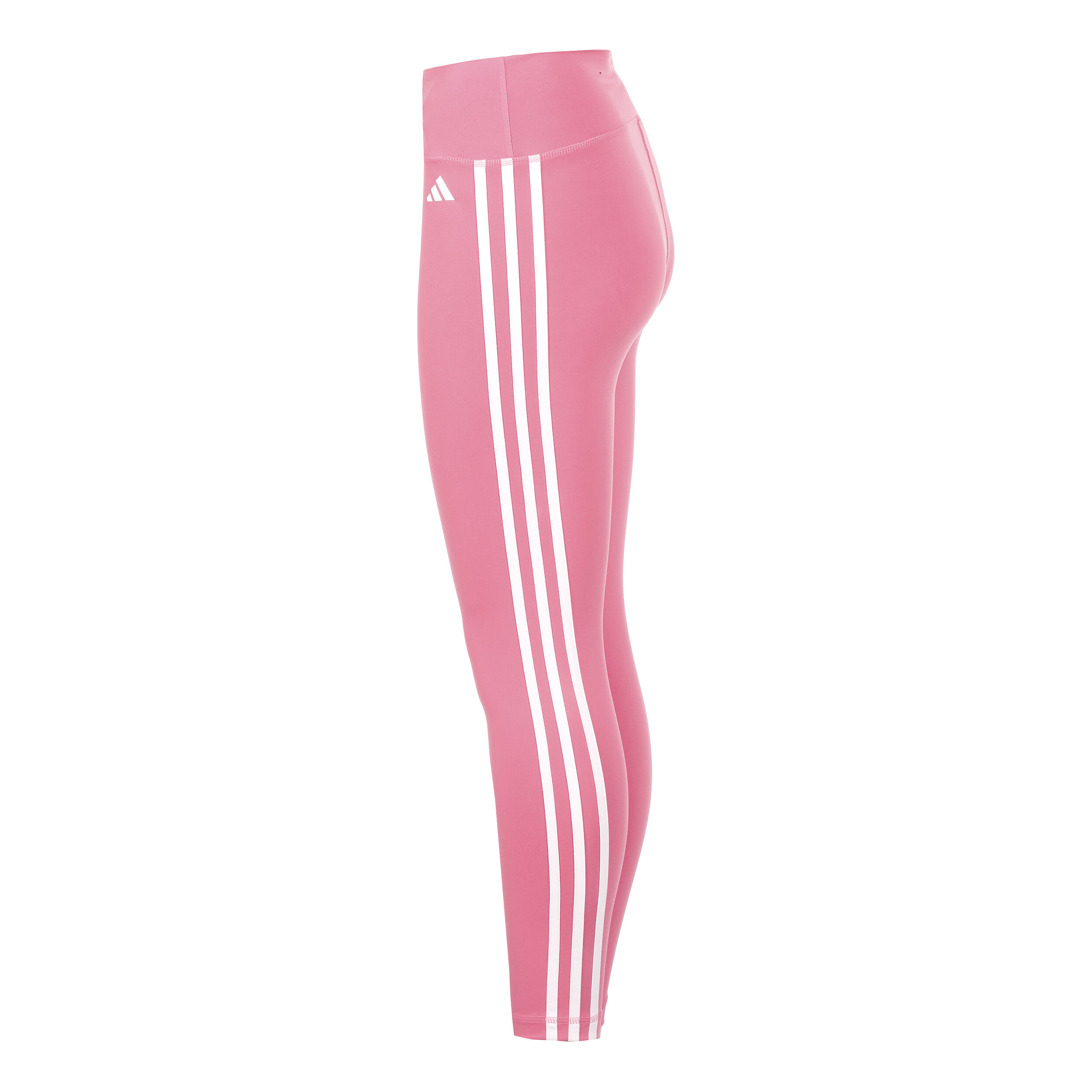 Adidas pink 3 stripe leggings cheap