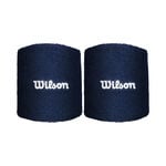 Wilson U Terry Logo Wristbands Bright White